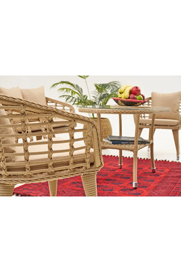 HAPPY BAHÇE BALKON TAKIMI 2+1+1+MASA